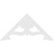 Ekena Millwork Pitch Cornelia Architectural Grade PVC Gable Pediment, 72"W x 36"H x 1"P (12/12) GPP072X036X100CRN - alternate 3